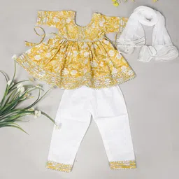 LITTLE DREAMS Girls Pure Cotton Clothing Set-14