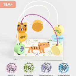 Intellibaby Wooden Bead Maze Level 9 - Mulcticolor-15