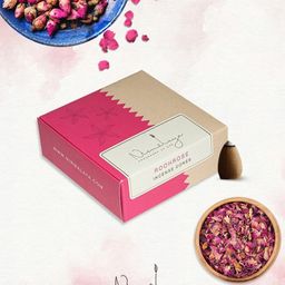 Nirmalaya 100 Percent Natural Rooh Rose Backflow Refill Pack Incense Cones -Pack of 2-image-81