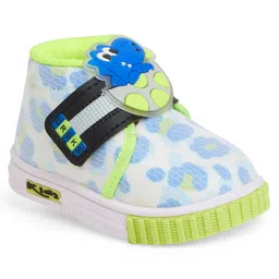 Chiu Crocodile Applique Detailed Velcro Closure Musical Shoes - Green-picture-19