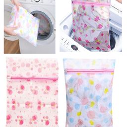FunBlast Microfiber Net Zipper Laundry Bags for Clothes 2 Pcs-image-3