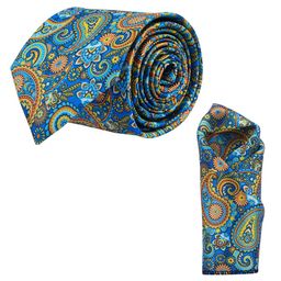 CALIXTO Men Printed Ascot Tie-image-24