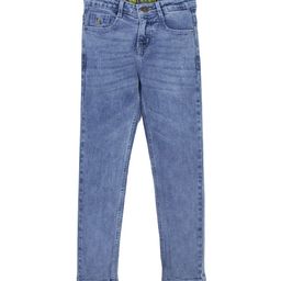 Knit N Knot Boys Slim Fit Mid-Rise Mildly Distressed Heavy Fade Stretchable Jeans-image-36
