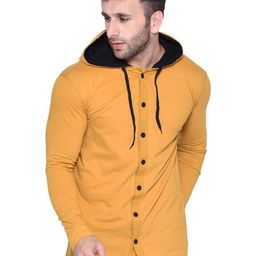 Blisstone Men Hooded Slim Fit T-shirt-picture-0