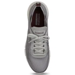 Skechers Men's GO RUN GLIDE-STEP FLEX-RADAR Light Grey Running Shoes image 4
