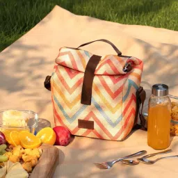ZOUK Multicolor Woven Handbag image 1