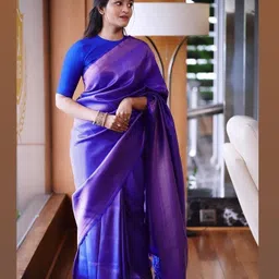 KALINI Woven Design Zari Pure Silk Saree-picture-10