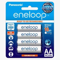 Panasonic Eneloop Rechargeable AA 2000 mAh Battery - Pack of 4 (White)-picture-11