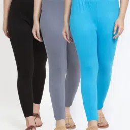 Gracit Multicolor Regular Fit Leggings-picture-36
