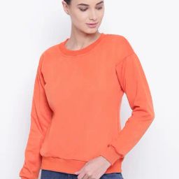 Belle Fille Orange Full Sleeves Sweatshirt-picture-22