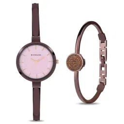 Giordano GD4052-55 Analog Watch for Women with Bracelet Set Combo-image-23
