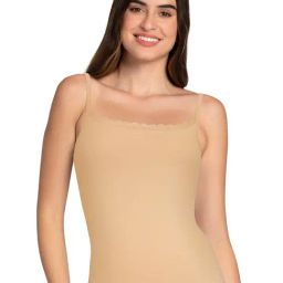 Amante Beige Cotton Camisole-image-67