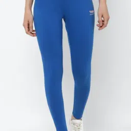 Allen Solly Blue Graphic Print Leggings-image-43