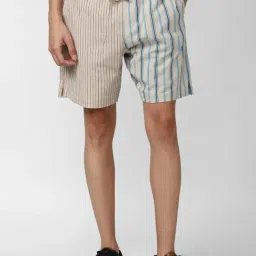Forever 21 Multicolor Stripe Shorts-image-46