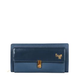 Baggit Blue Solid Zip Around Wallet for Women-image-44