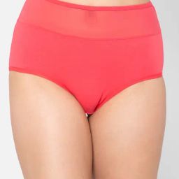 Clovia Coral Cotton Powernet Band Hipster Panty-image-78