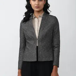 Van Heusen Grey Printed Blazer-picture-43