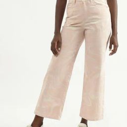 United Colors of Benetton Pink Printed Trousers-image-36