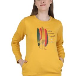 Monte Carlo Mustard Printed Sweatshirt-image-40