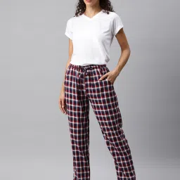 One Femme Multicolor Check Pyjamas image 4