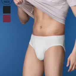 XYXX Multicolored Cotton Regular Fit Briefs - Pack Of 3-image-48