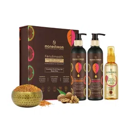 Manestream Set Of 3 Fenusmooth Ayurvedic Treatment Shampoo & Conditioner & Serum-10