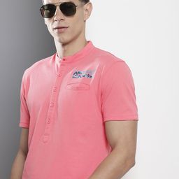 The Indian Garage Co Band Collar T-shirt-picture-15