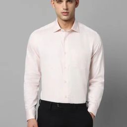 Louis Philippe Gods & Kings Beige Cotton Regular Fit Texture Shirt-picture-39