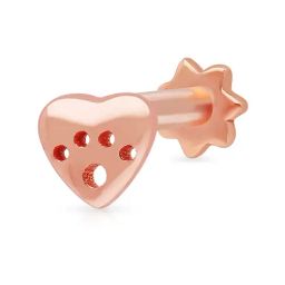 Malabar Gold & Diamonds 18k Rose Gold Nosepin For Women-image-52