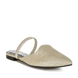 London Rag Women's Gold Mule Shoes-image-29