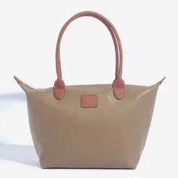 Westside Taupe Solid Tote Bag-image-97