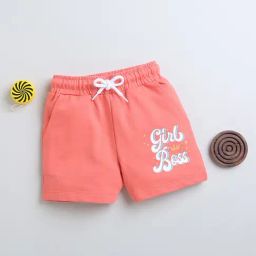 Bumzee Kids Coral Printed Shorts-image-62