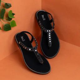 Inc.5 Women's Black T-Strap Sandals-image-25
