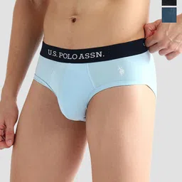 U.S. Polo Assn. Pack Of 3 Mid Rise Basic BriefsOEB13-GNB-P3-10