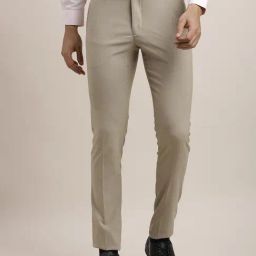 Turtle Grey Ultra Slim Fit Trousers-image-77