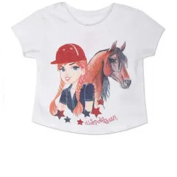 U.S. Polo Assn. Kids White Cotton Printed T-Shirt-picture-28