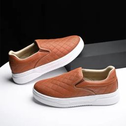 Louis Stitch Men's Tan Casual Sneakers-image-84