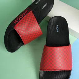WROGN Men EVA Printed Sliders Flip Flops-5