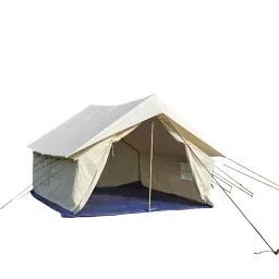MSR Canvas Double Ply Labour Tent Dark Green/Grey Color 12 m²x12 m²x7.5 ft for 10-12 Persons, DDI06-image-4