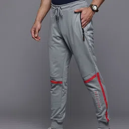 Ducati Men Regular Fit Brand Logo Print Joggers Reflective Detail-image-21