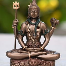Aura Copper-Toned Religious Idol Showpiece-11