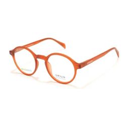 Opium Lightweight Stylish Orange Round Unisex Optical Frames-picture-38