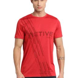 Turtle Red Slim Fit Printed T-Shirts-image-7