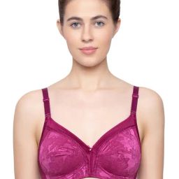 Triumph Purple Self Pattern Everyday Bra-image-21