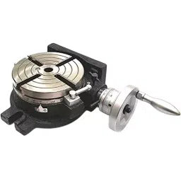 A.D INTERNATIONAL HV6 Rotary Table Horizontal Vertical with 6 inch (150 mm) Table Diameter 125 mm 4 Jaw Self Centering Chuck with Reversible Jaws, 75-DX2V-X93C image 3