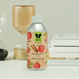 IRIS Apple Cinnamon Reed Diffuser Oil Refill Can - 1 Litre image 2