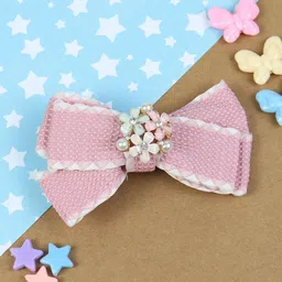 Asthetika Kids Girls Embellished Alligator Hair Clip-image-73