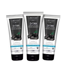 L'AVENOUR Set Of 3 D-Tan Charcoal Face Wash With Kojic Acid - 100 ml Each-1