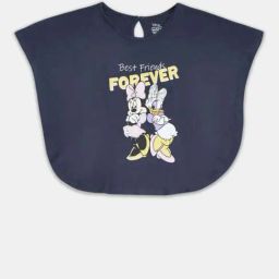 Pantaloons Junior Kids Navy Cotton Printed Disney T-Shirt-image-68