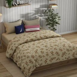 Nautica Marina Bay Beige Cotton Floral Double Comforter-31